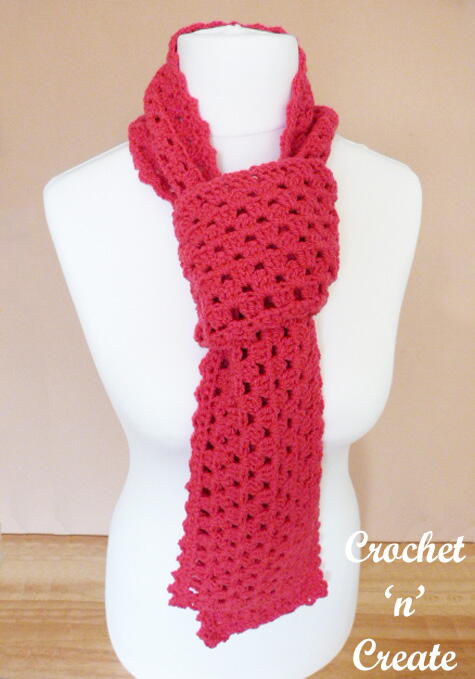 Crochet Granny Scarf Crochet Granny Scarf
