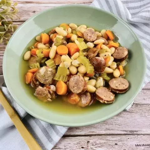 Slow Cooker Sausage And Bean Soup Slow Cooker Sausage And Bean Soup
