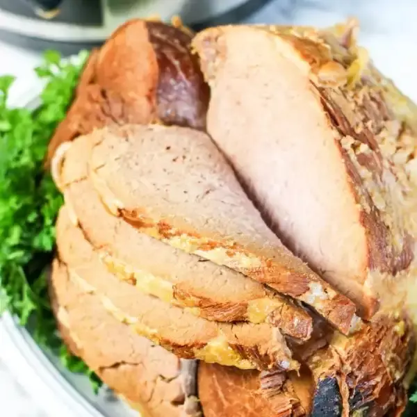 Easy Slow Cooker Ham Easy Slow Cooker Ham