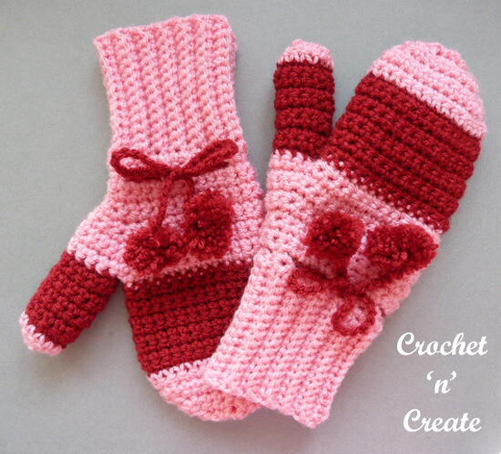 Adult Crochet Mitts Adult Crochet Mitts