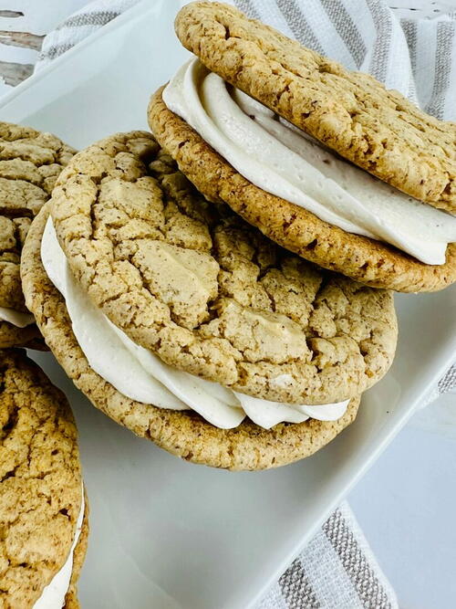 Gingerbread Sugar Cookies With Eggnog Buttercream Gingerbread Sugar Cookies With Eggnog Buttercream