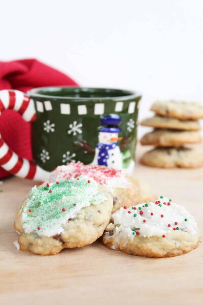 Peppermint Chocolate Chip Cookies Peppermint Chocolate Chip Cookies