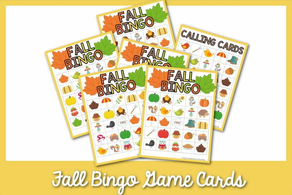 Fall Bingo Free Printable Fall Bingo Free Printable