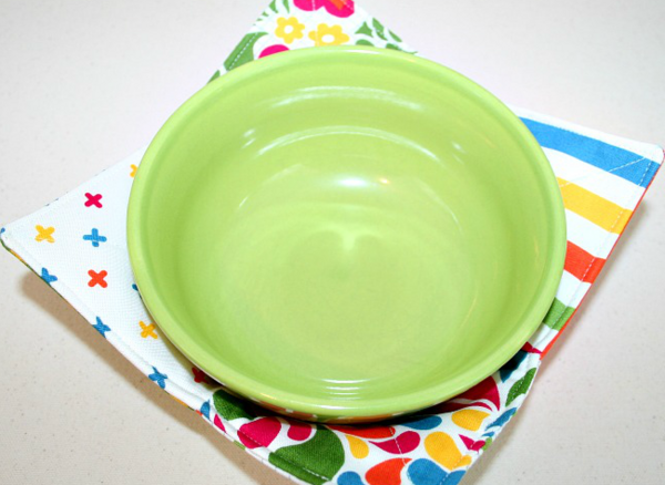 Charm Square Soup Bowl Cozy Charm Square Soup Bowl Cozy