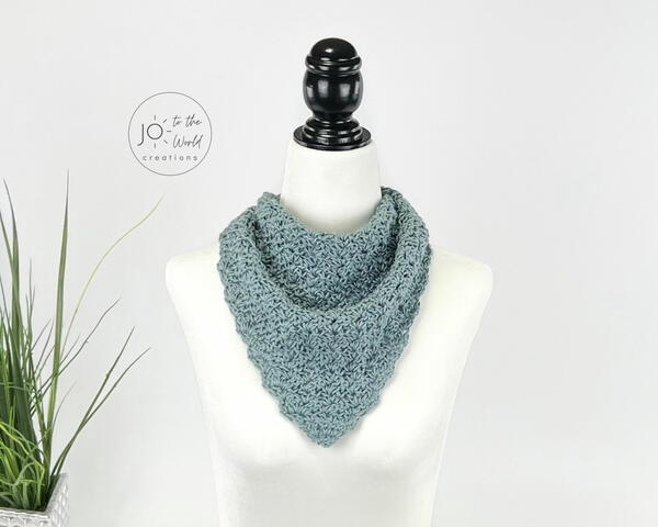 Easy Crochet Bandana Pattern Easy Crochet Bandana Pattern