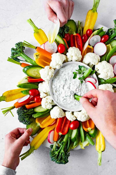 Greek Yogurt Ranch Dip Greek Yogurt Ranch Dip