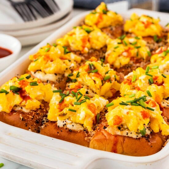 Stuffed Bacon Egg Breakfast Sliders Stuffed Bacon Egg Breakfast Sliders