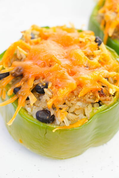 Black Bean Taco Stuffed Peppers Black Bean Taco Stuffed Peppers