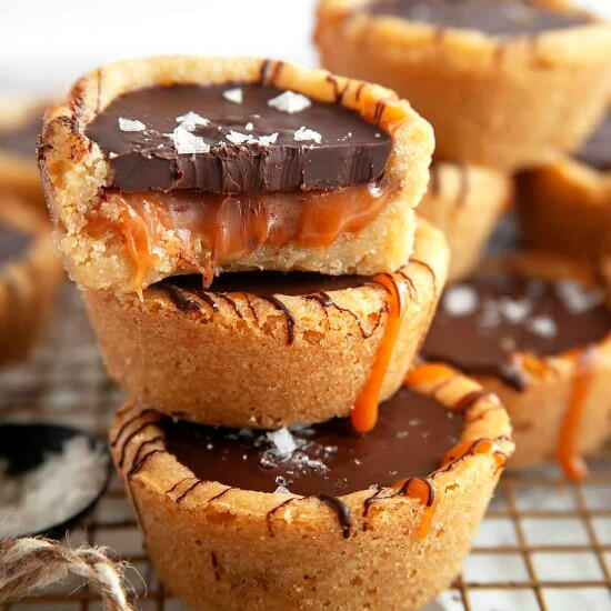 Chocolate Caramel Cookie Cups Chocolate Caramel Cookie Cups
