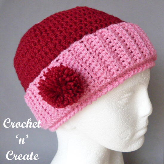 Pom-pom Crochet Beanie Pom-pom Crochet Beanie
