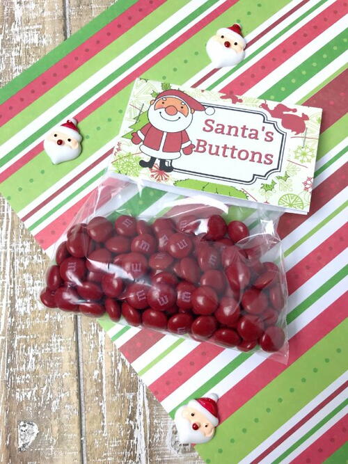 Santas Buttons Treat Bags Santa’s Buttons Treat Bags