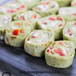 Festive Cream Cheese Pinwheels Festive Cream Cheese Pinwheels