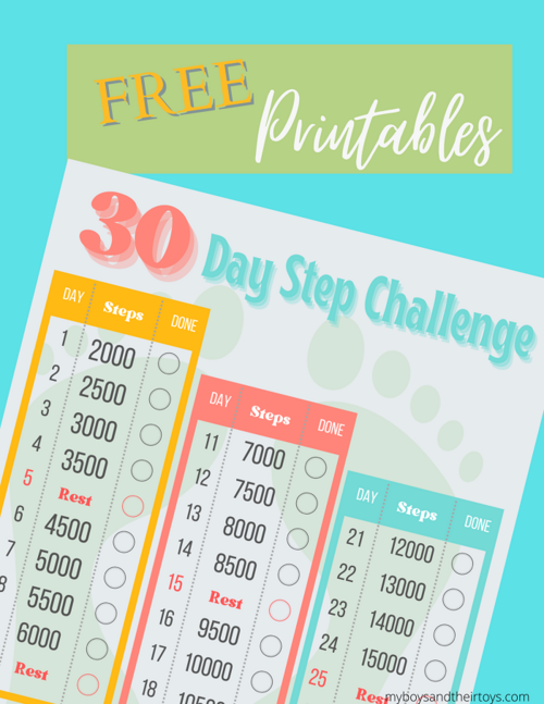 30 Days To Better Health Printable 30 Days To Better Health Printable