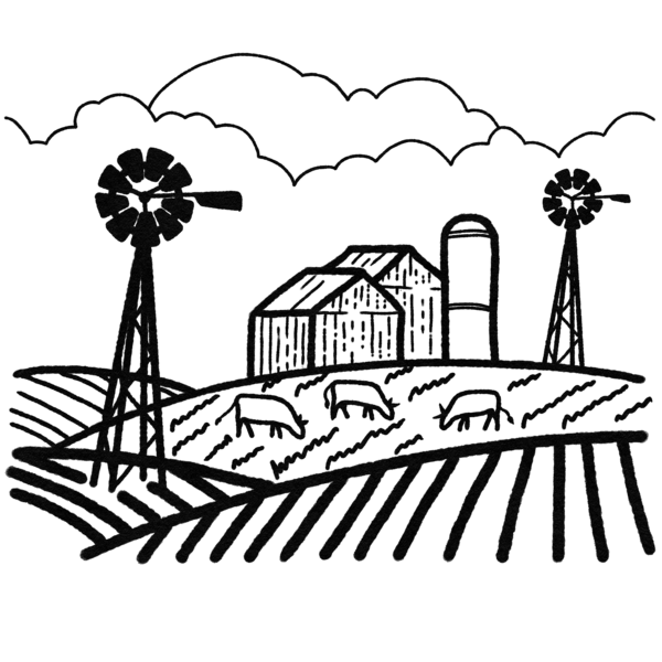 Windmills in the Country Windmills in the Country