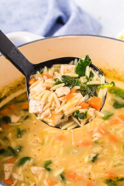Lemon Chicken Orzo Soup Lemon Chicken Orzo Soup