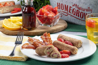 Strawberry French Toast Rollups