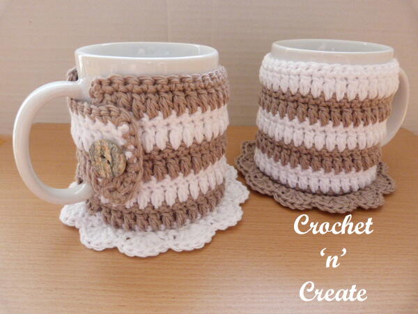 Crochet Mug Cozy Coaster Crochet Mug Cozy Coaster