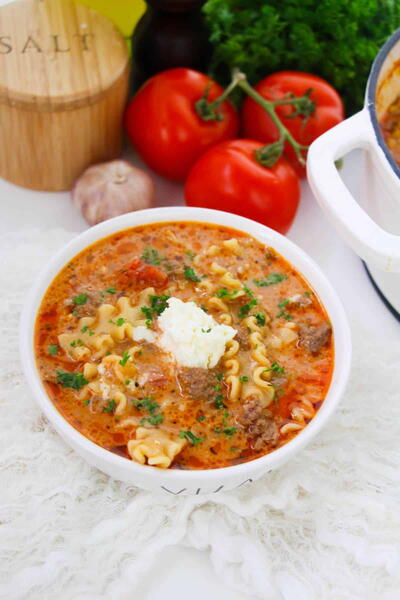 One Pot Lasagna Soup One Pot Lasagna Soup