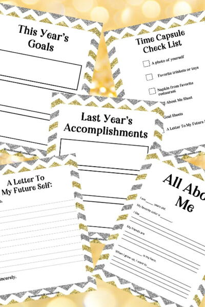 New Year Time Capsule Box