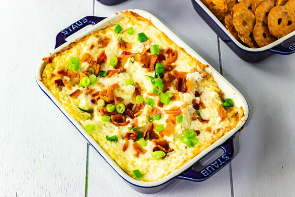 Baked Cheesy Dip Baked Cheesy Dip