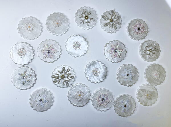 How To Make A Winter Time Polymer Clay Garland How To Make A Winter Time Polymer Clay Garland