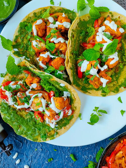 Chicken Tikka Rolls Chicken Tikka Wraps Chicken Tikka Rolls | Chicken Tikka Wraps