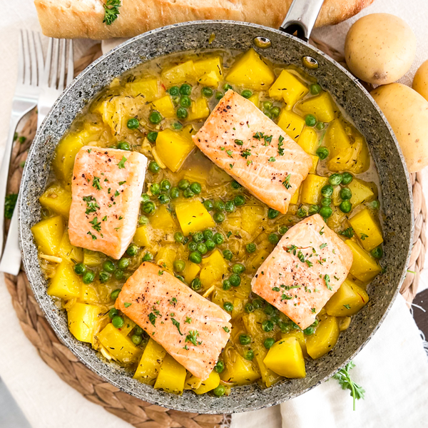 Spanish Salmon Potatoes Quick Easy One-pan Recipe Spanish Salmon & Potatoes | Quick & Easy One-pan Recipe
