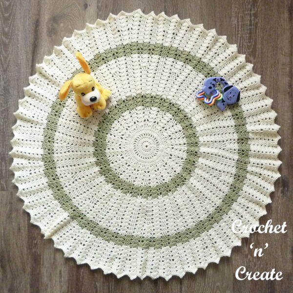 Round Baby Blanket Round Baby Blanket