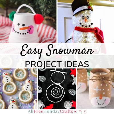30+ Easy Snowman Project Ideas