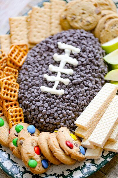 Oreos Cookies & Cream Football Dip