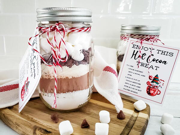 How To Make Hot Chocolate Mix In A Mason Jar How To Make Hot Chocolate Mix In A Mason Jar