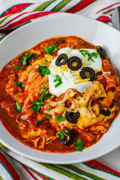 Chicken Enchilada Slow Cooker Casserole Chicken Enchilada Slow Cooker Casserole