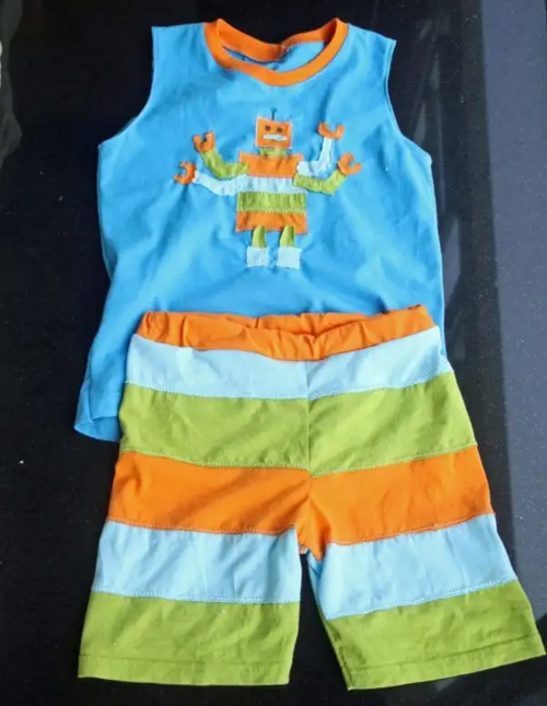 Rockin Robot DIY Striped Pajamas Rockin Robot DIY Striped Pajamas