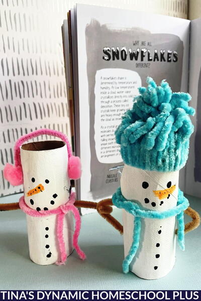 Adorable Toilet Roll Snowman Adorable Toilet Roll Snowman