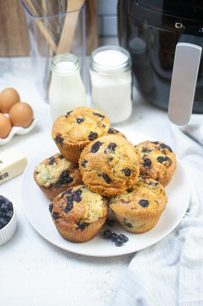 Air Fryer Blueberry Muffins Air Fryer Blueberry Muffins