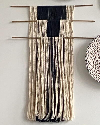 Black And White Wall Hanging Black And White Wall Hanging