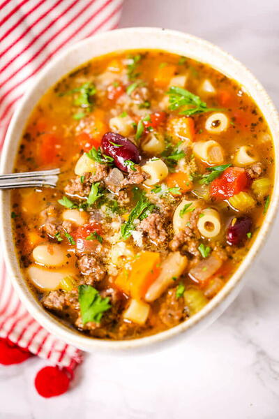 Nonas Pasta Fagioli Soup Nona’s Pasta Fagioli Soup