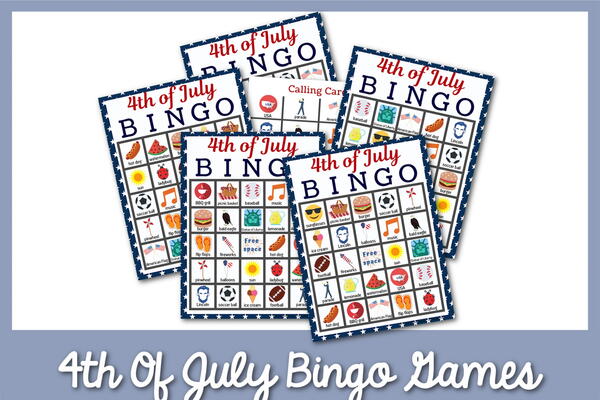4th Of July Bingo Free Printable 4th Of July Bingo Free Printable