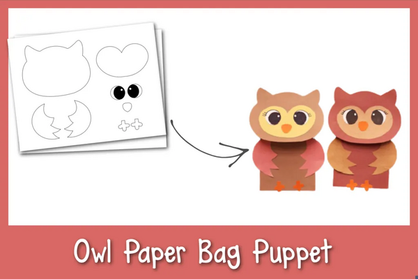 Owl Paper Bag Puppet Owl Paper Bag Puppet