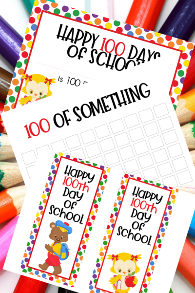 100th Day Of School Activity Set 100th Day Of School Activity Set