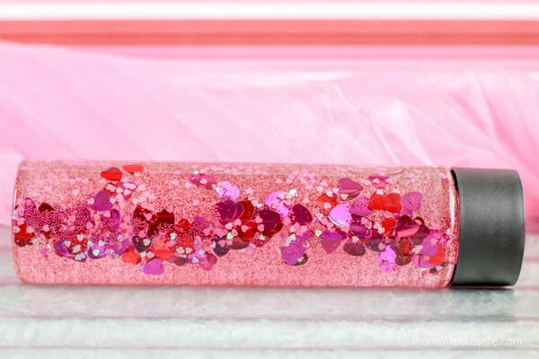 Valentines Day Sensory Bottle Valentine's Day Sensory Bottle
