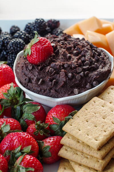 Dark Chocolate Hummus Dark Chocolate Hummus