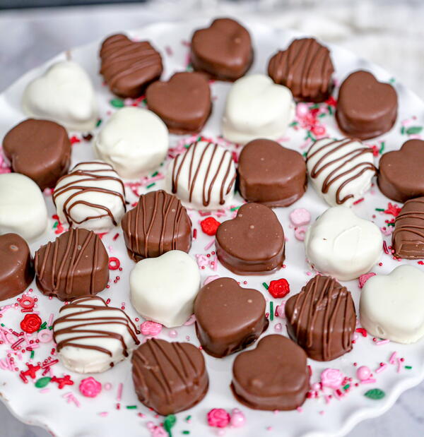 Valentine Chocolate Peanut Butter Hearts Valentine Chocolate Peanut Butter Hearts