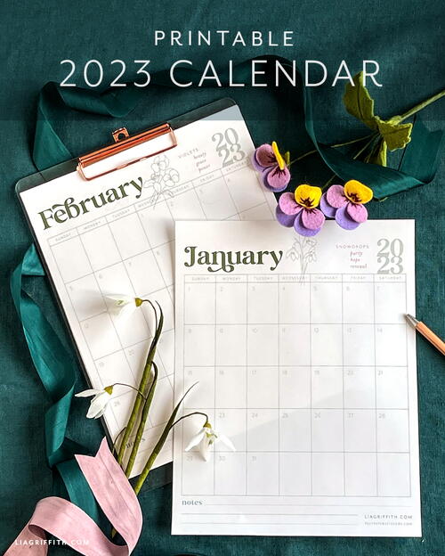Free Printable 2023 Calendar Free Printable 2023 Calendar