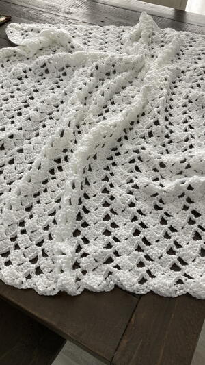 Christening Blanket Baby Crochet Pattern