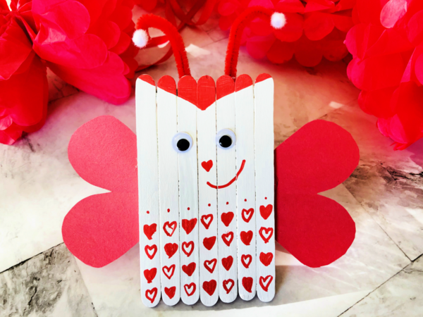 Love Bug Popsicle Stick Craft Love Bug Popsicle Stick Craft
