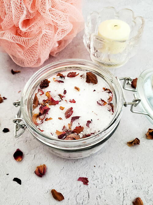 Rose Petal Bath Salts Rose Petal Bath Salts