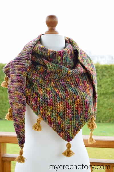 Diana Herringbone Shawl Diana Herringbone Shawl