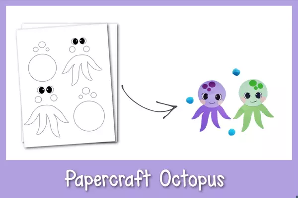 Papercraft Octopus Papercraft Octopus