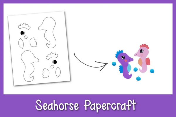 Seahorse Papercraft Seahorse Papercraft